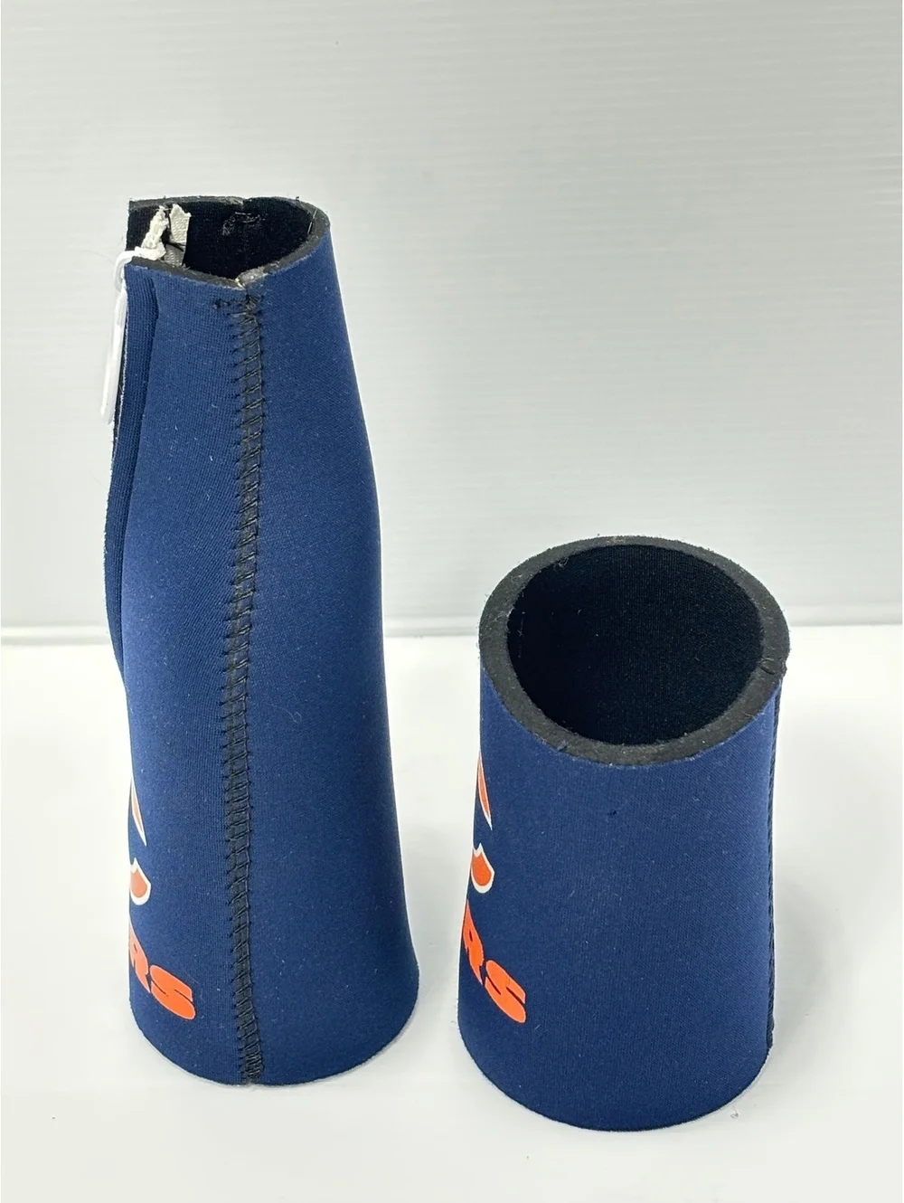 Chicago Bears NFL Bottle and Can Cooler Set with Zippered Bottle Holder and Kooz